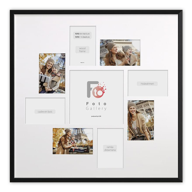 Holzrahmen FOTO GALERIA BLACK